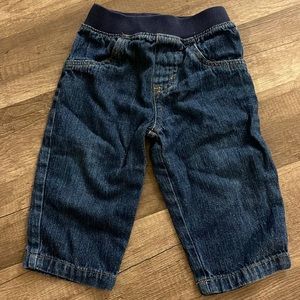 Garanimals, toddler boy, easy pull up denim jean. Size 12m.